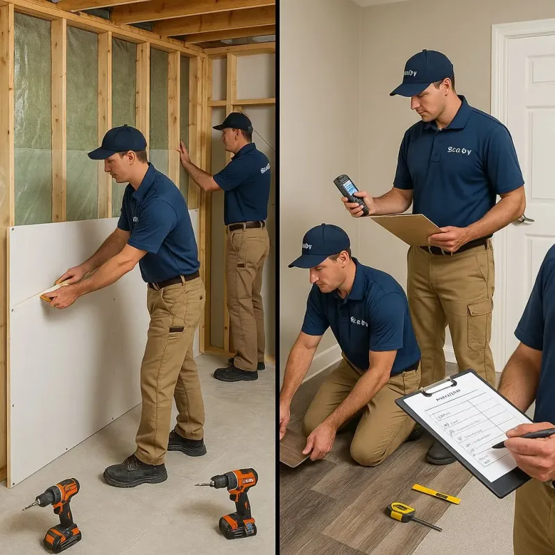 Repairs and Reconstruction process in Crystal City, TX